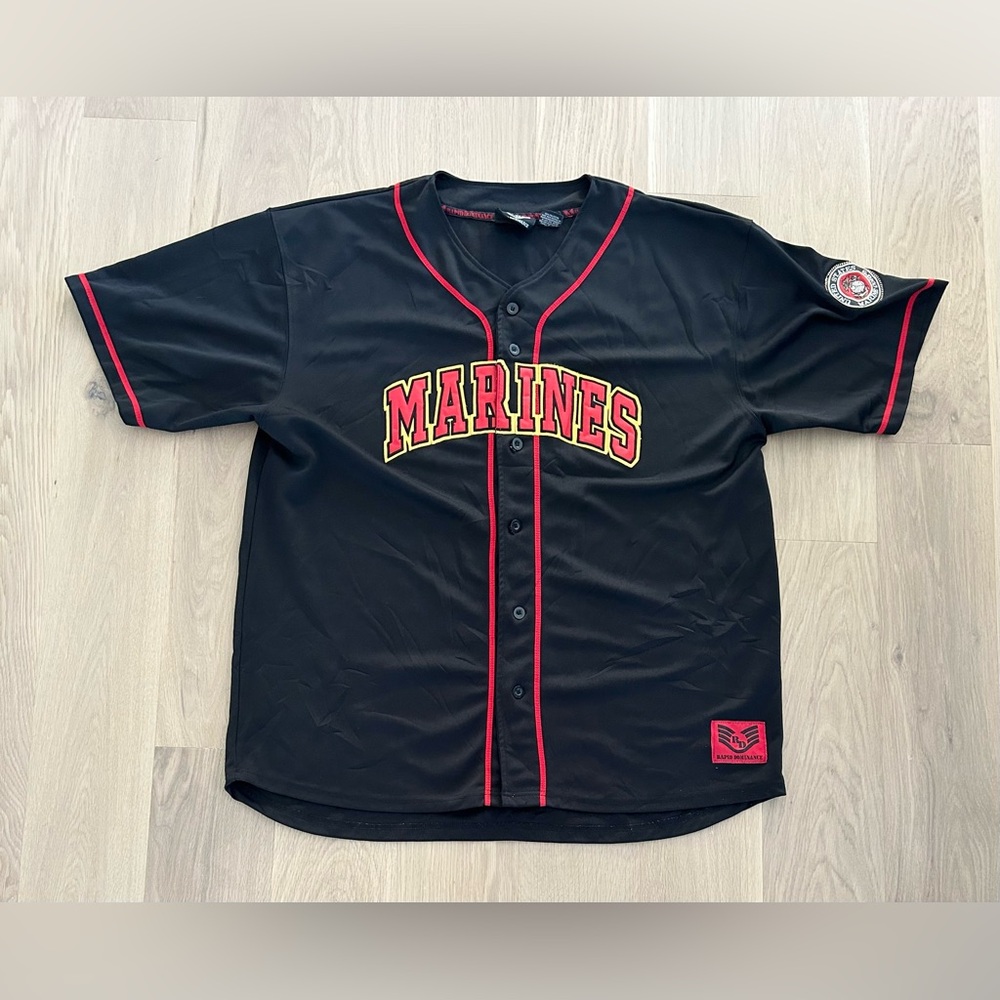 US Marine Corps USMC Rapid Dominance Double Sided Baseball Jersey